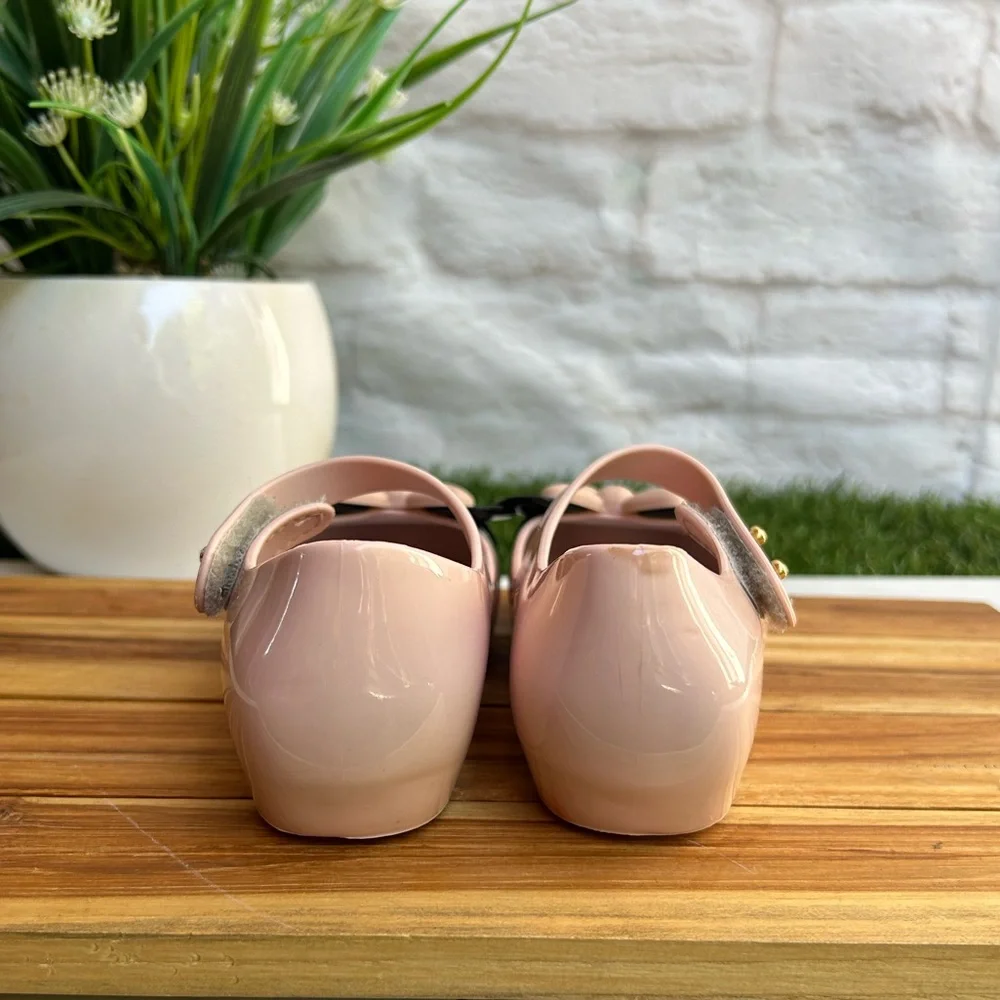 Conscious Mini Melissa Minnie Mouse jelly ballerinas size 7 like new